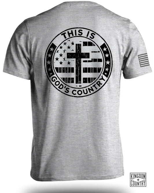 Patriotic God's Country Flag Graphic T-Shirt product type