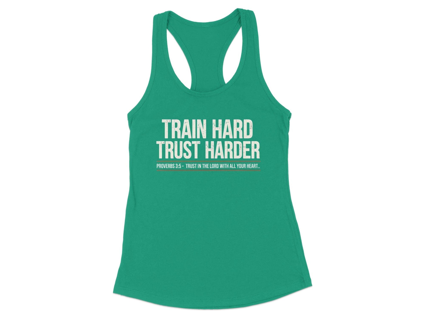 Train Hard Trust Harder Athletic Tank Top product type