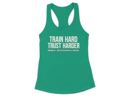 Train Hard Trust Harder Athletic Tank Top product type