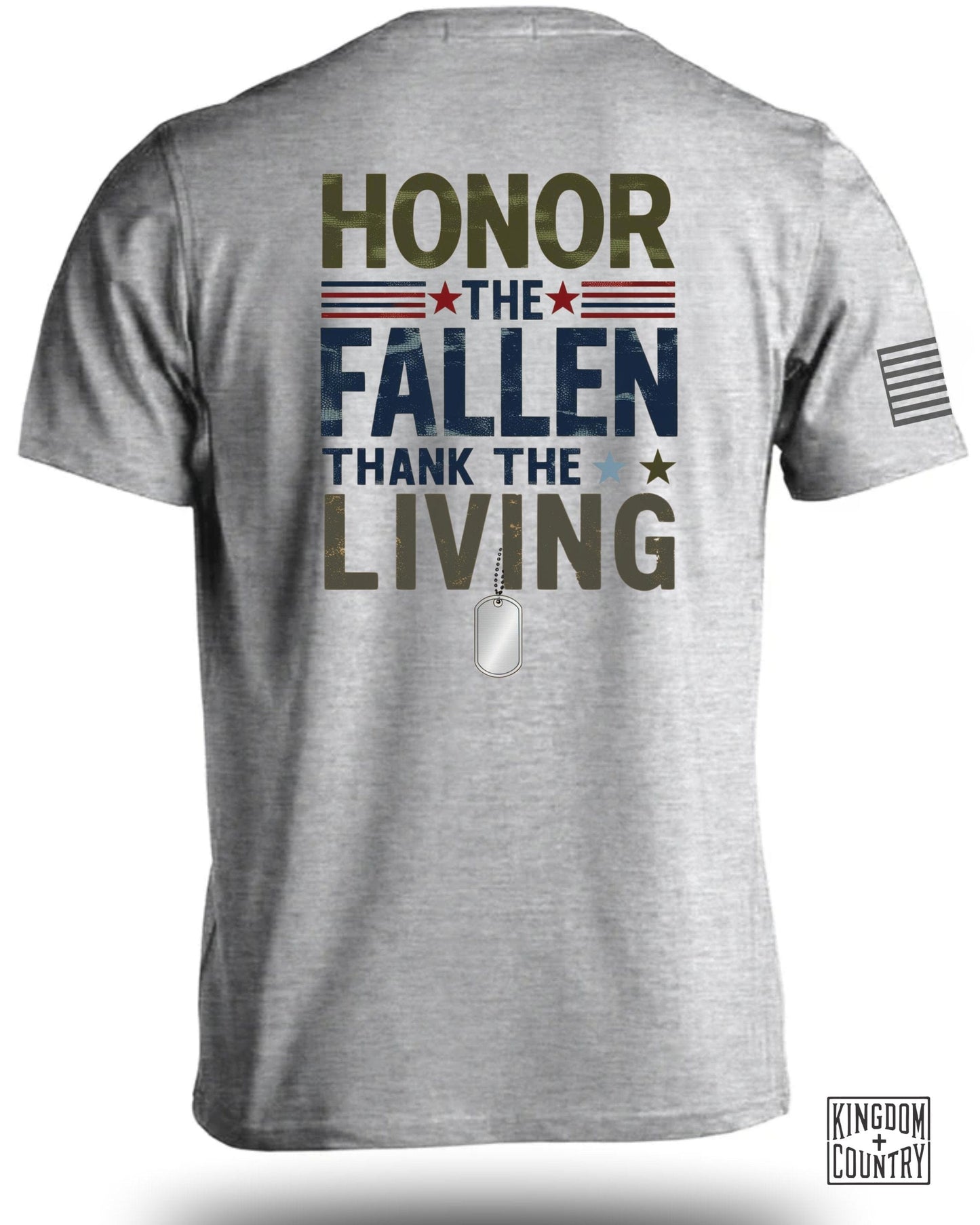 Honor the Fallen Thank the Living Patriotic Shirt Product