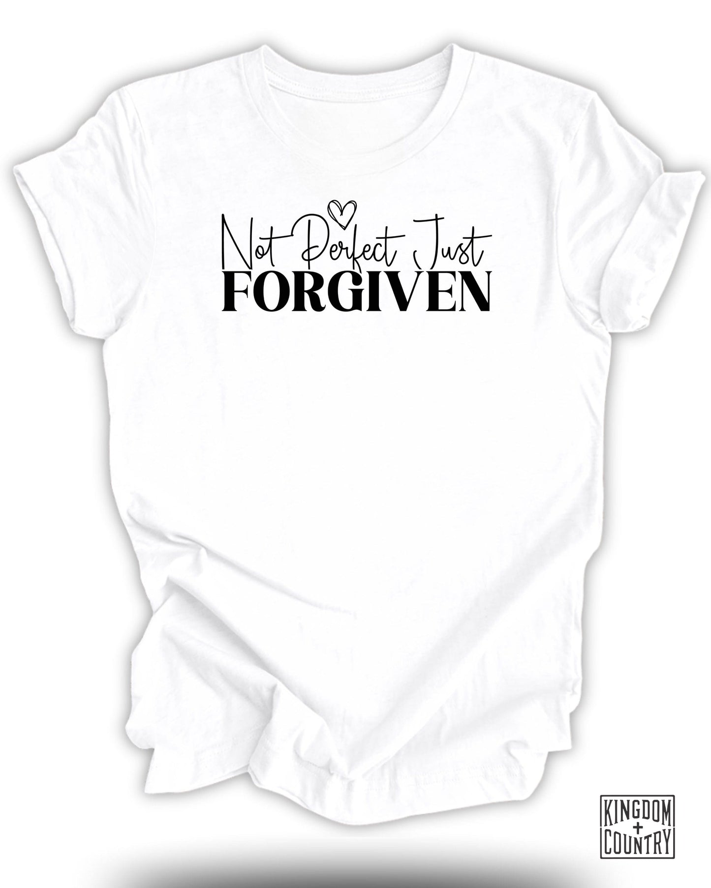 Not Perfect Just Forgiven Graphic T-shirt product type