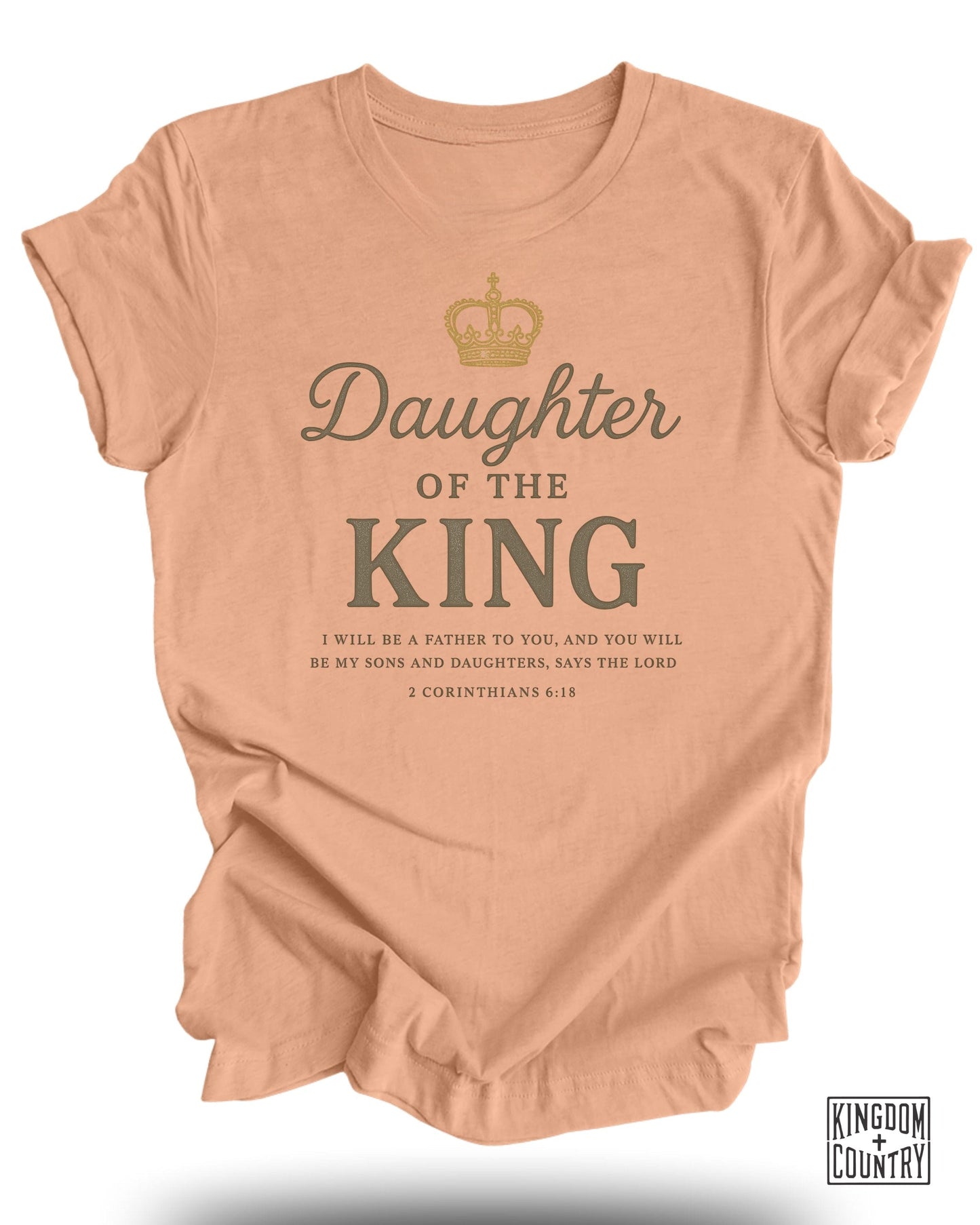 Daughter of the King Christian Graphic Tee product