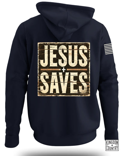 Jesus Saves Inspirational Hoodie Product