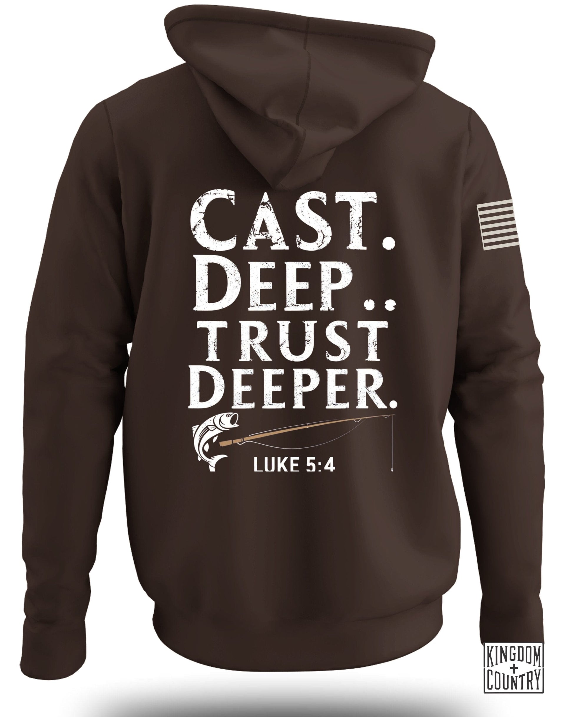 Cast Deep Trust Deeper Luke 5:4 Hooded Sweatshirt product