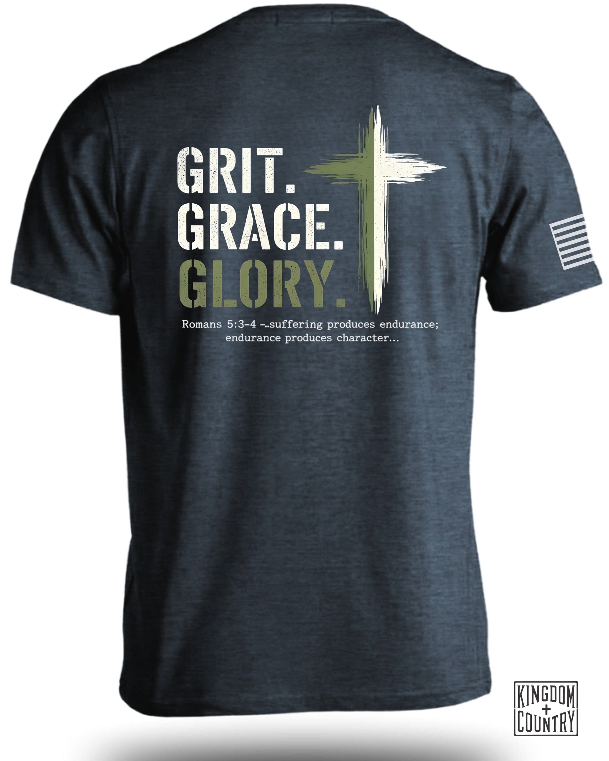 Grit Grace Glory Inspirational Graphic T-shirt product