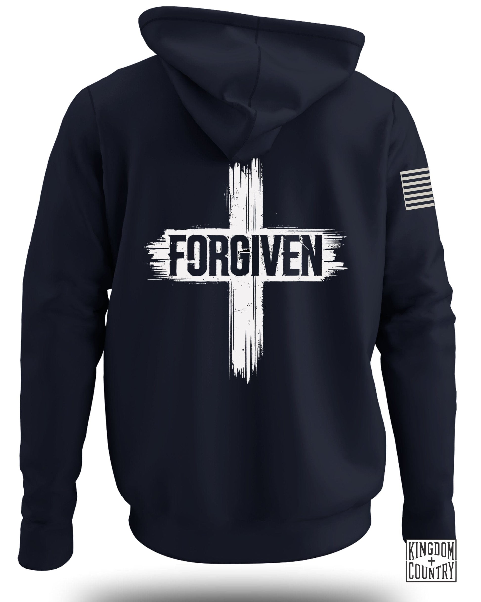 Forgiven Cross Graphic Hoodie For Casual Everyday Product Type
