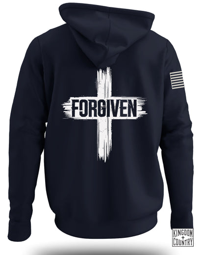 Forgiven Cross Graphic Hoodie For Casual Everyday Product Type