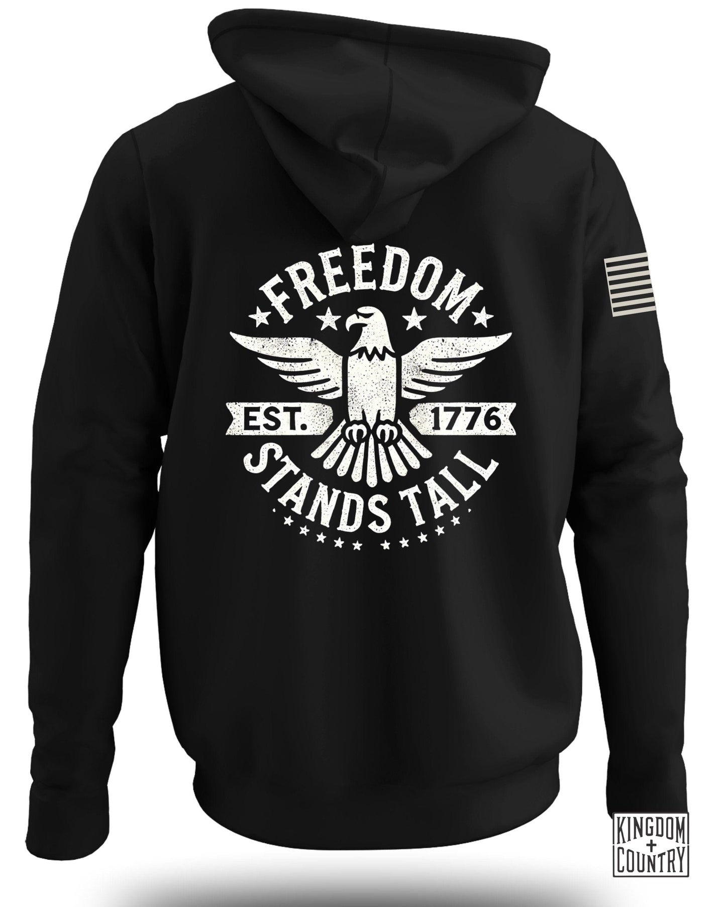 Freedom Stands Tall EST 1776 Graphic Hoodie product