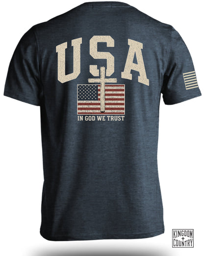 USA In God We Trust Flag Design Shirt product type