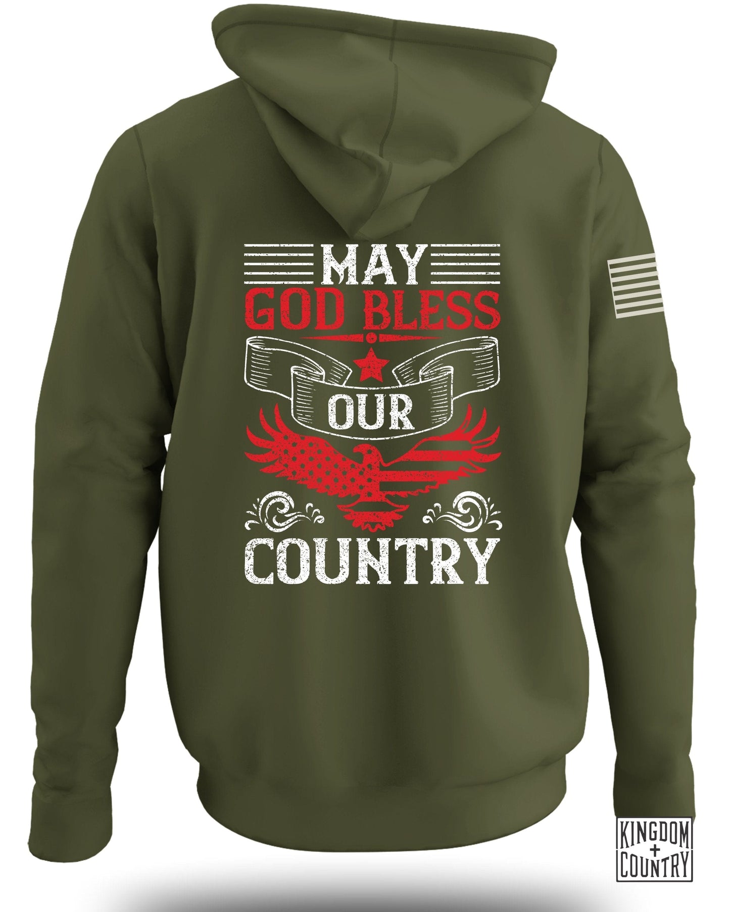 May God Bless Our Country Printed Hoodie product