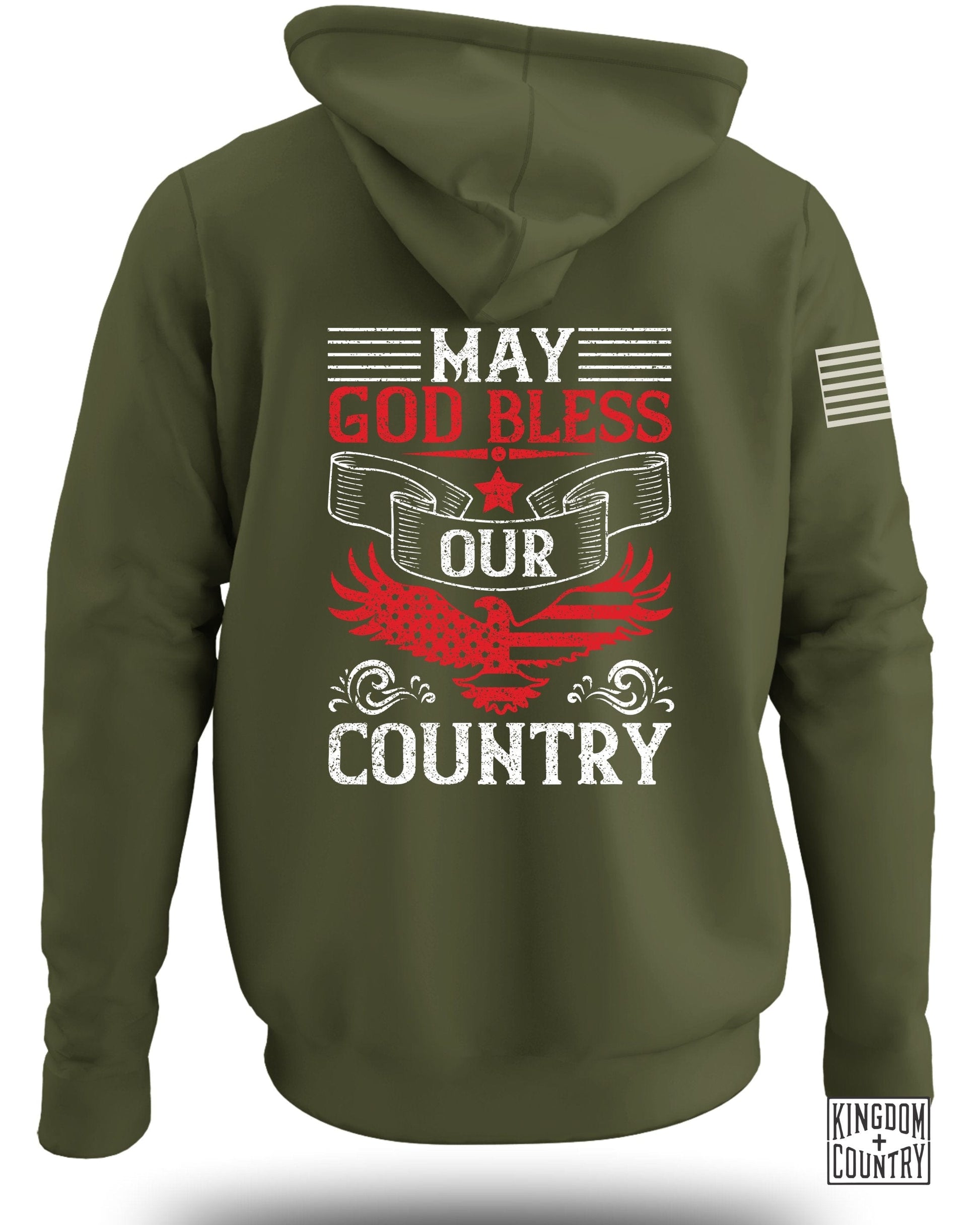 May God Bless Our Country Printed Hoodie product