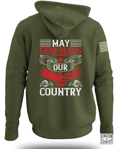 May God Bless Our Country Printed Hoodie product