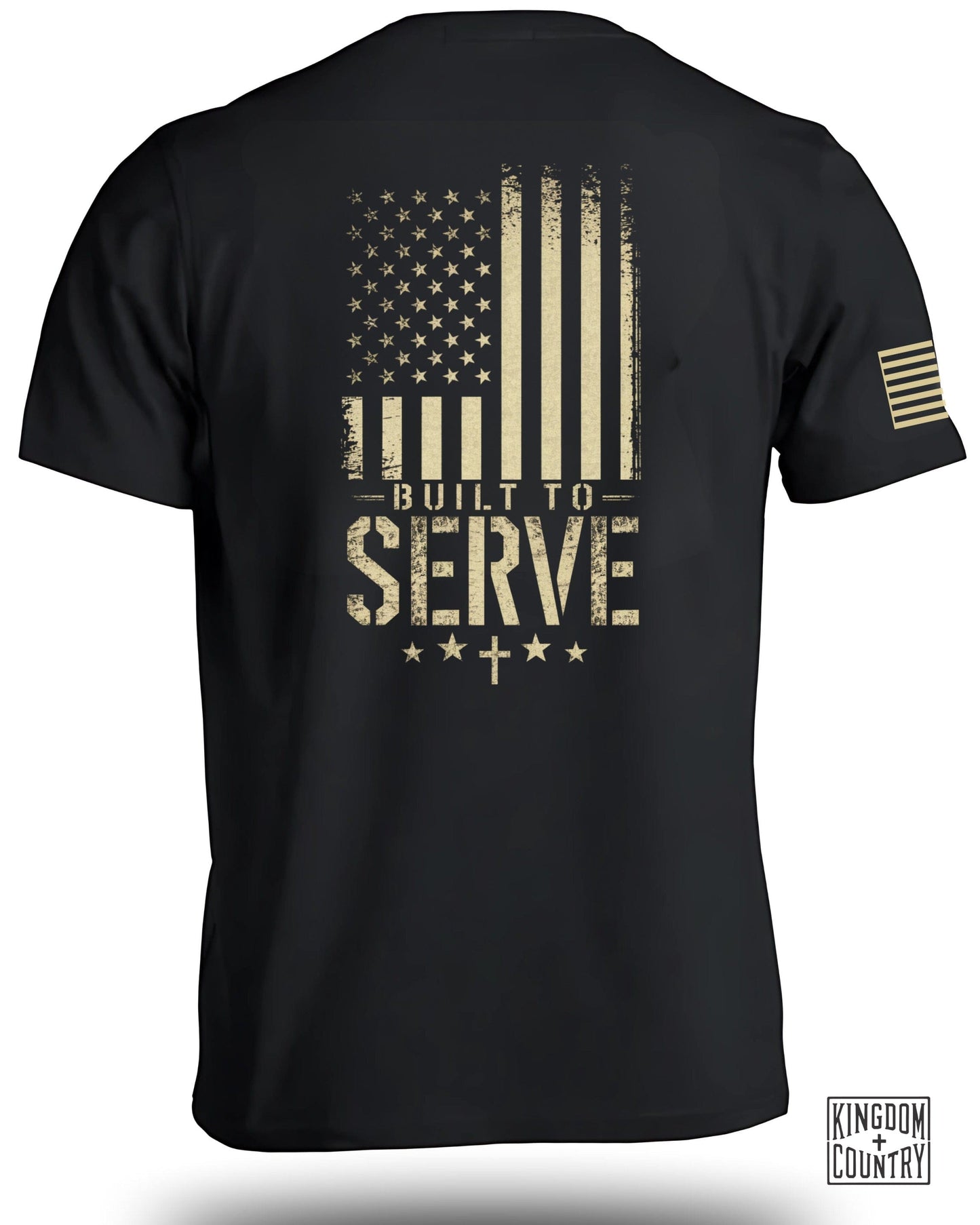 Built to Serve Patriotic American Flag Shirt product type