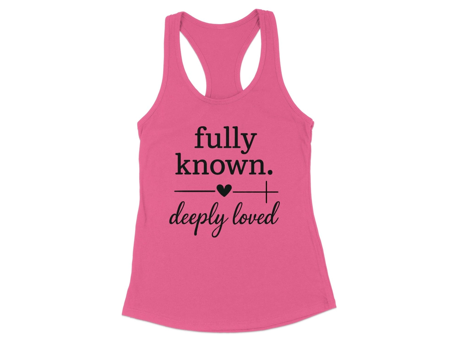 Fully Known Deeply Loved Message Tank Top product type