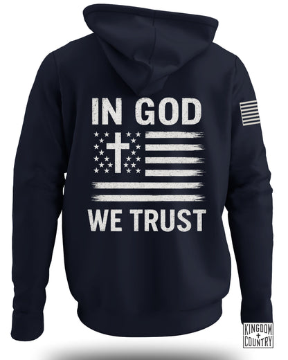 In God We Trust American Flag Hoodie product