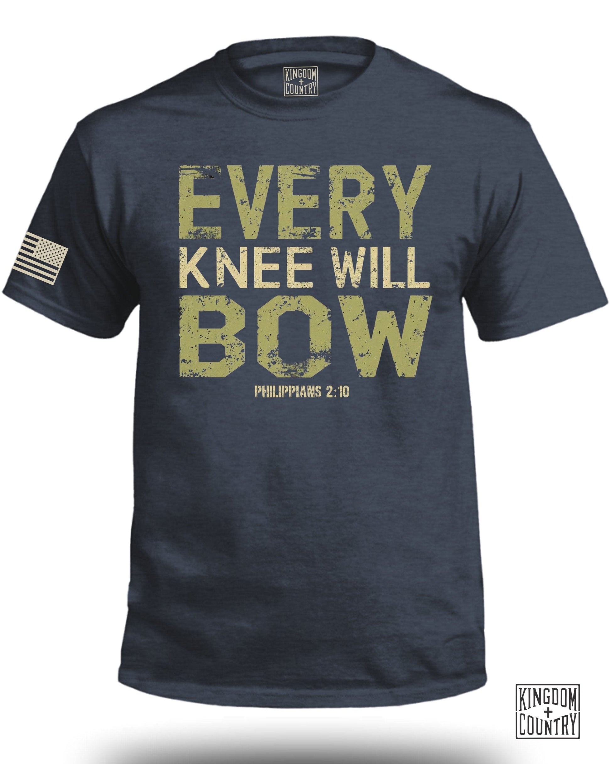 Every Knee Will Bow Philippians 2 10 Graphic Tee product
