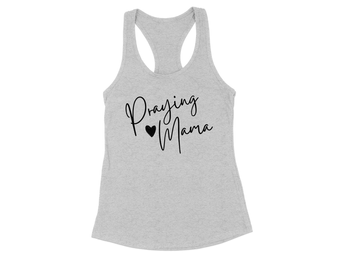 Praying Mama Heart Love Racerback Tank Top product type