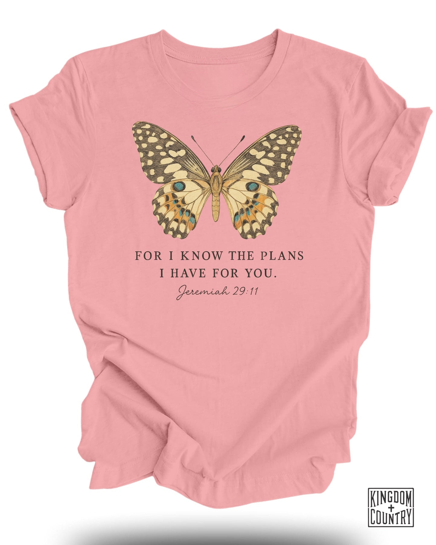 Jeremiah 29:11 Butterfly Graphic T Shirt product