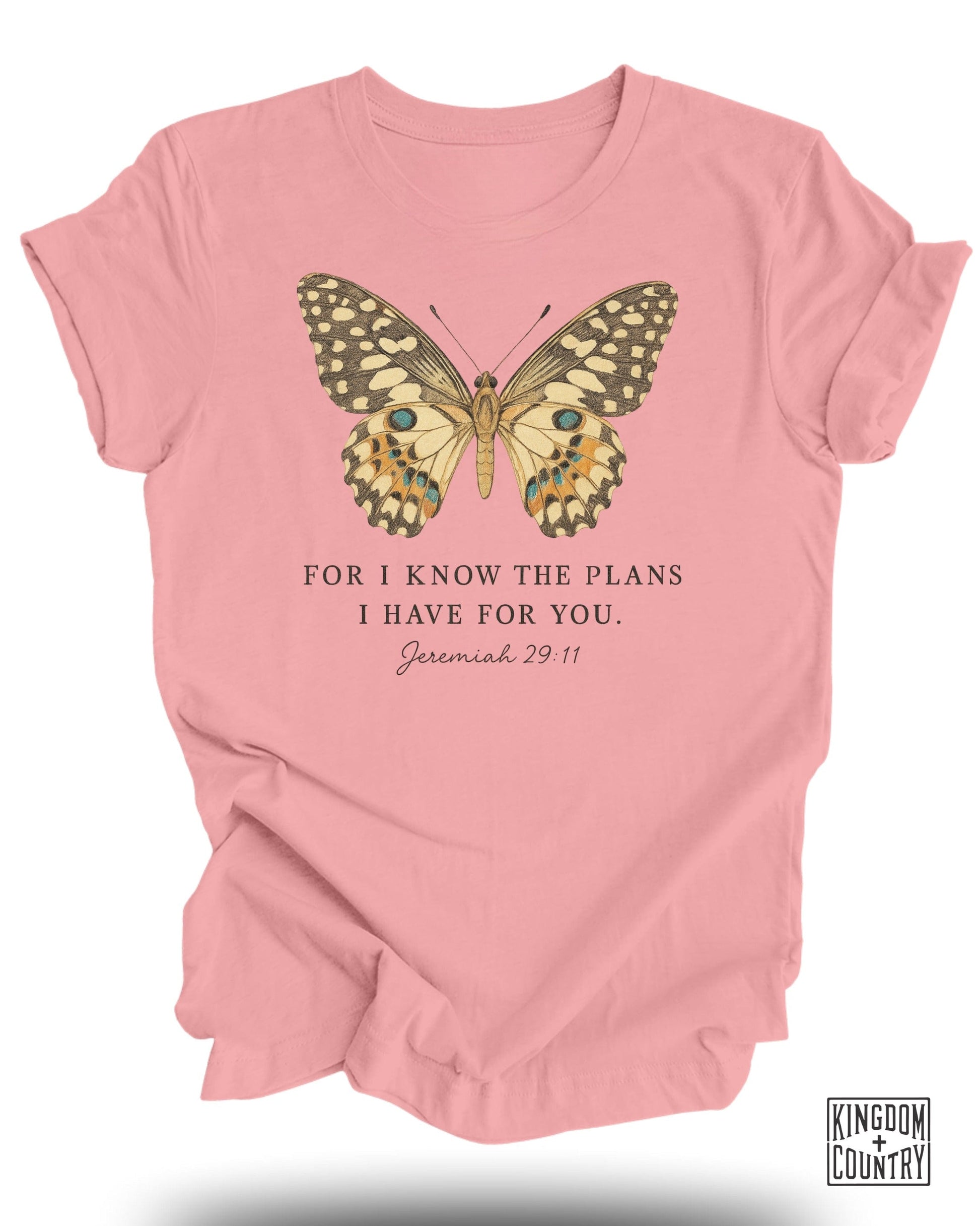 Jeremiah 29:11 Butterfly Graphic T Shirt product