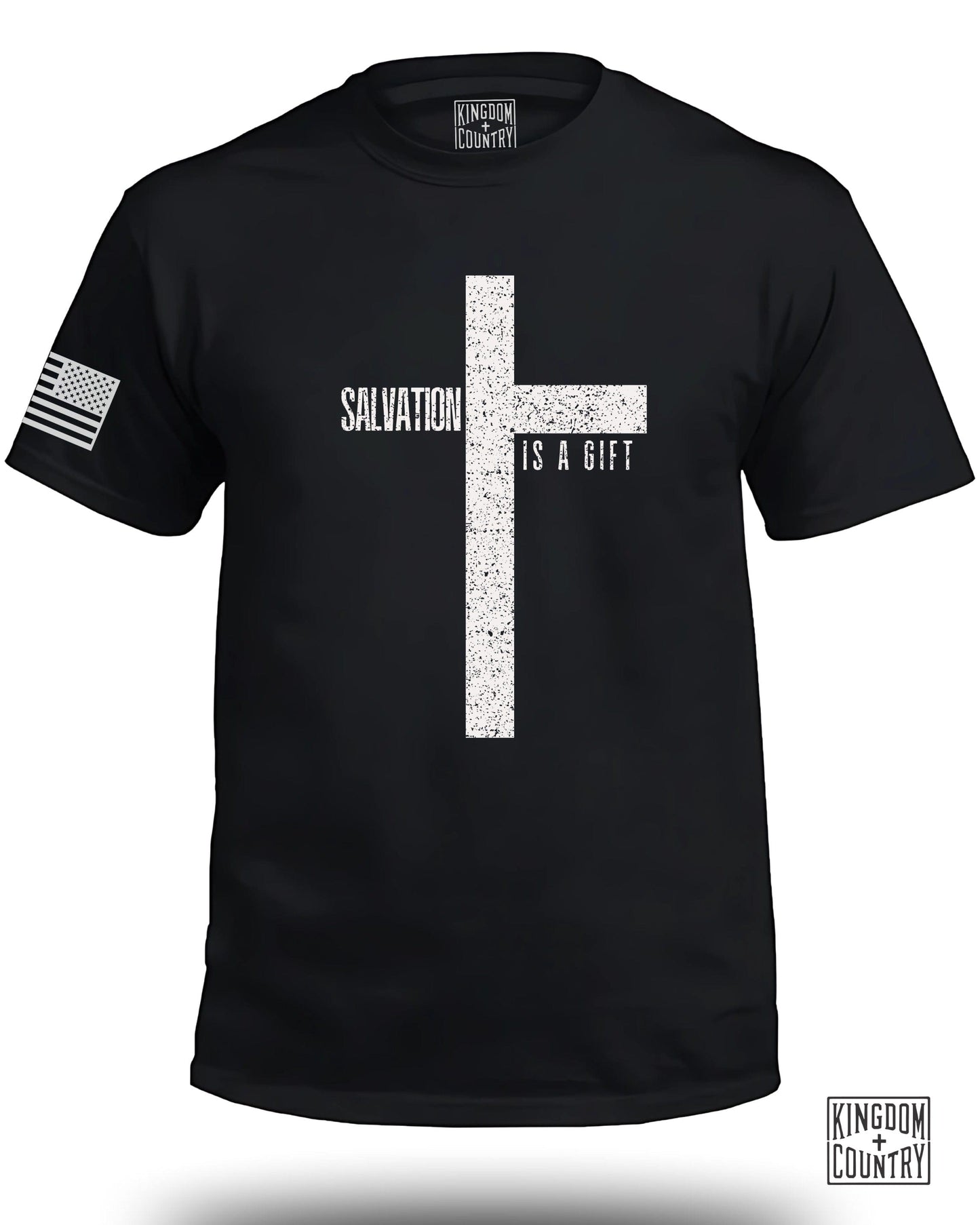 Salvation Is a Gift Cross Graphic T-Shirt product