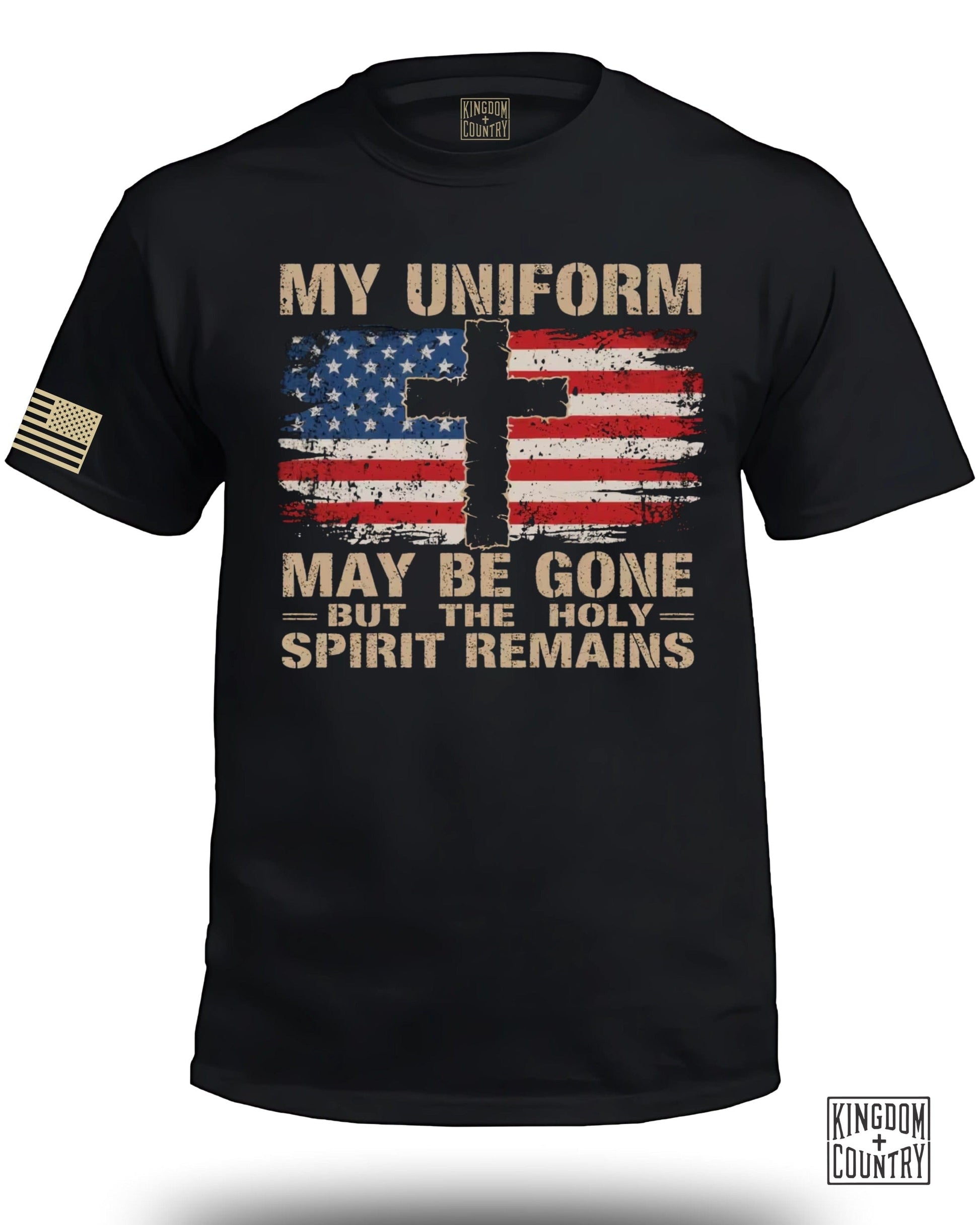 My Uniform May Be Gone Holy Spirit Remains T-shirt product