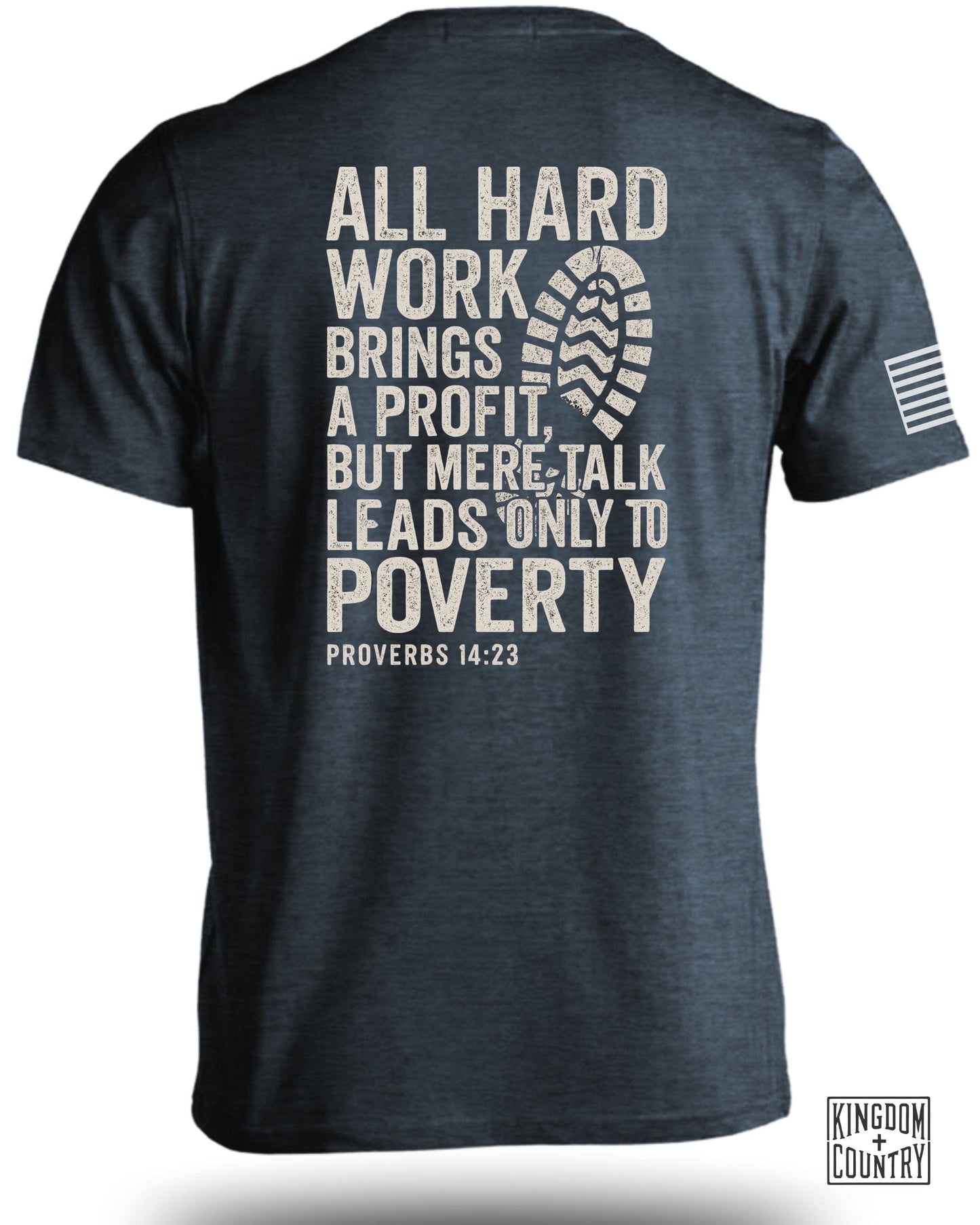 All Hard Work Brings Profit Only Talk Leads to Poverty product