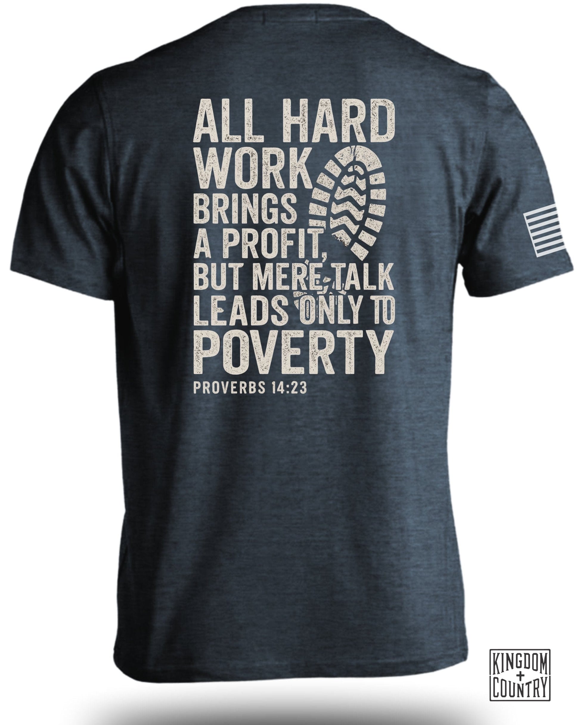 All Hard Work Brings Profit Only Talk Leads to Poverty product