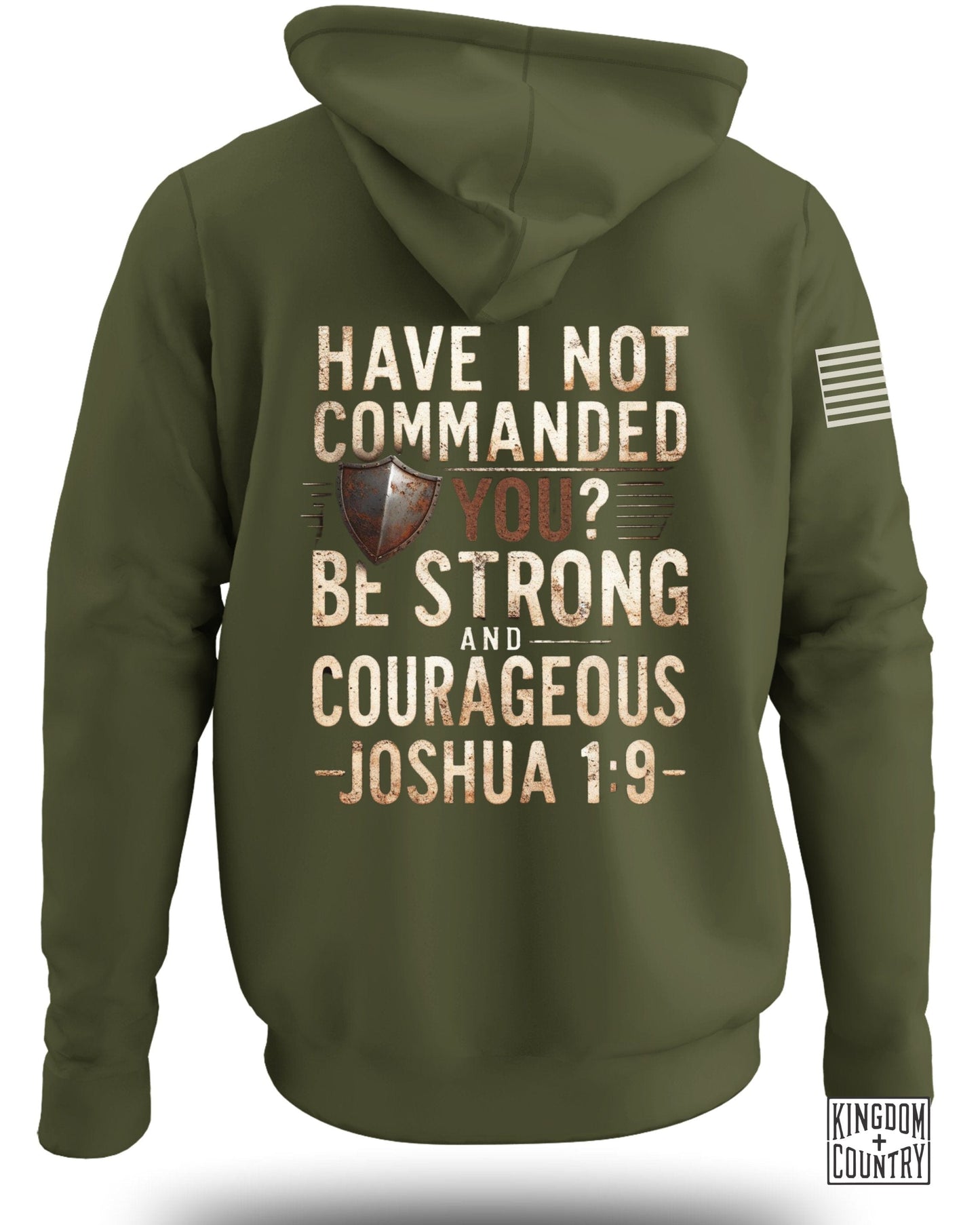 Have I Not Commanded You Inspirational Hoodie product type