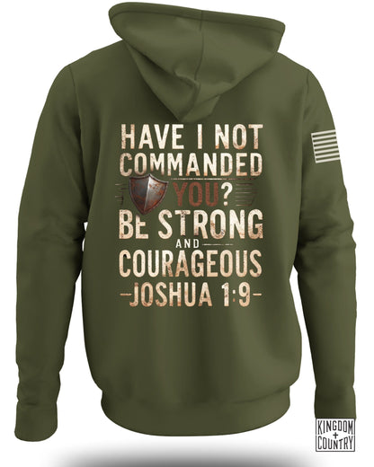 Have I Not Commanded You Inspirational Hoodie product type