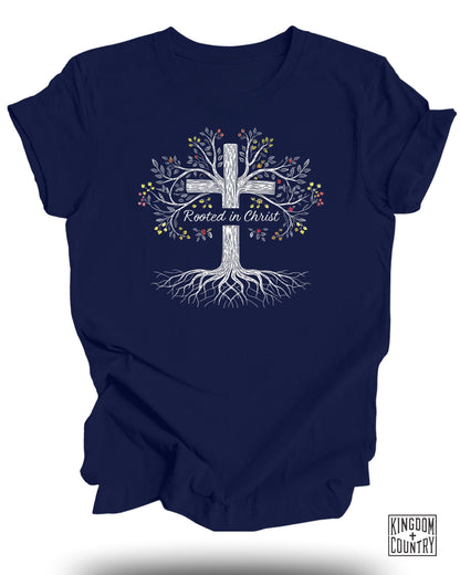 Rooted in Christ Tree of Life Graphic T-Shirt product