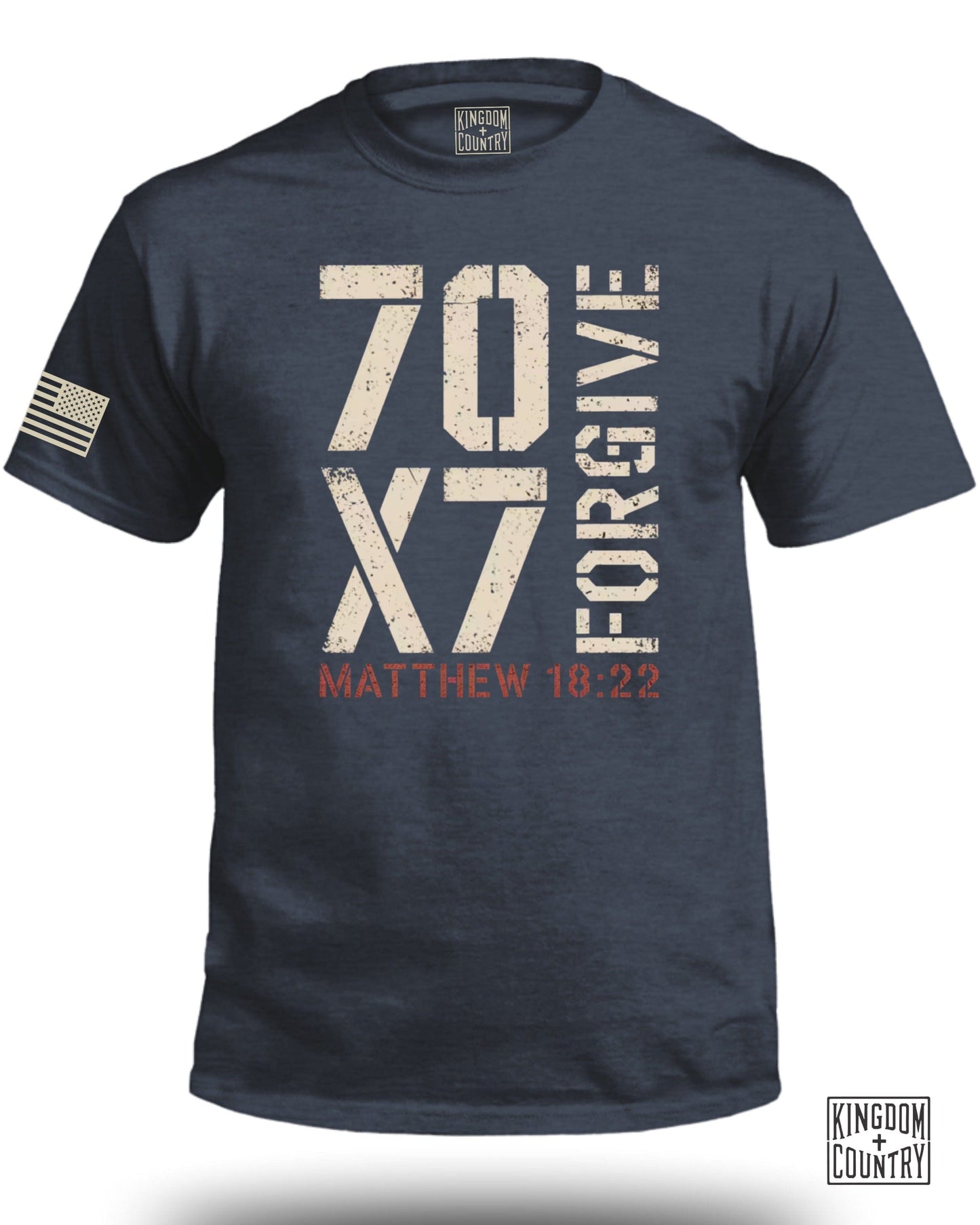 70X7 Forgive Matthew 18:22 Graphic T-Shirt product type