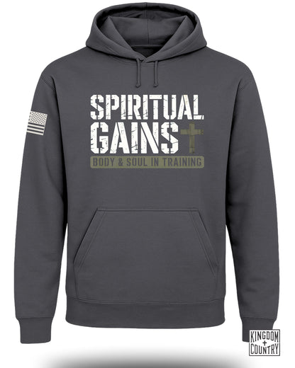 Spiritual Gains Body and Soul in Training Hoodie product