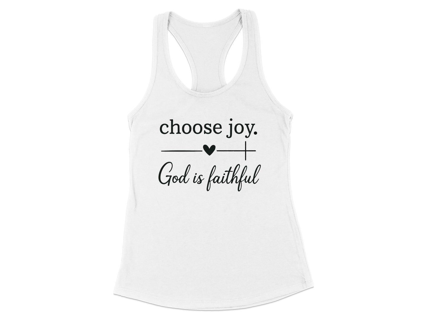 Choose Joy God Is Faithful Tank product type