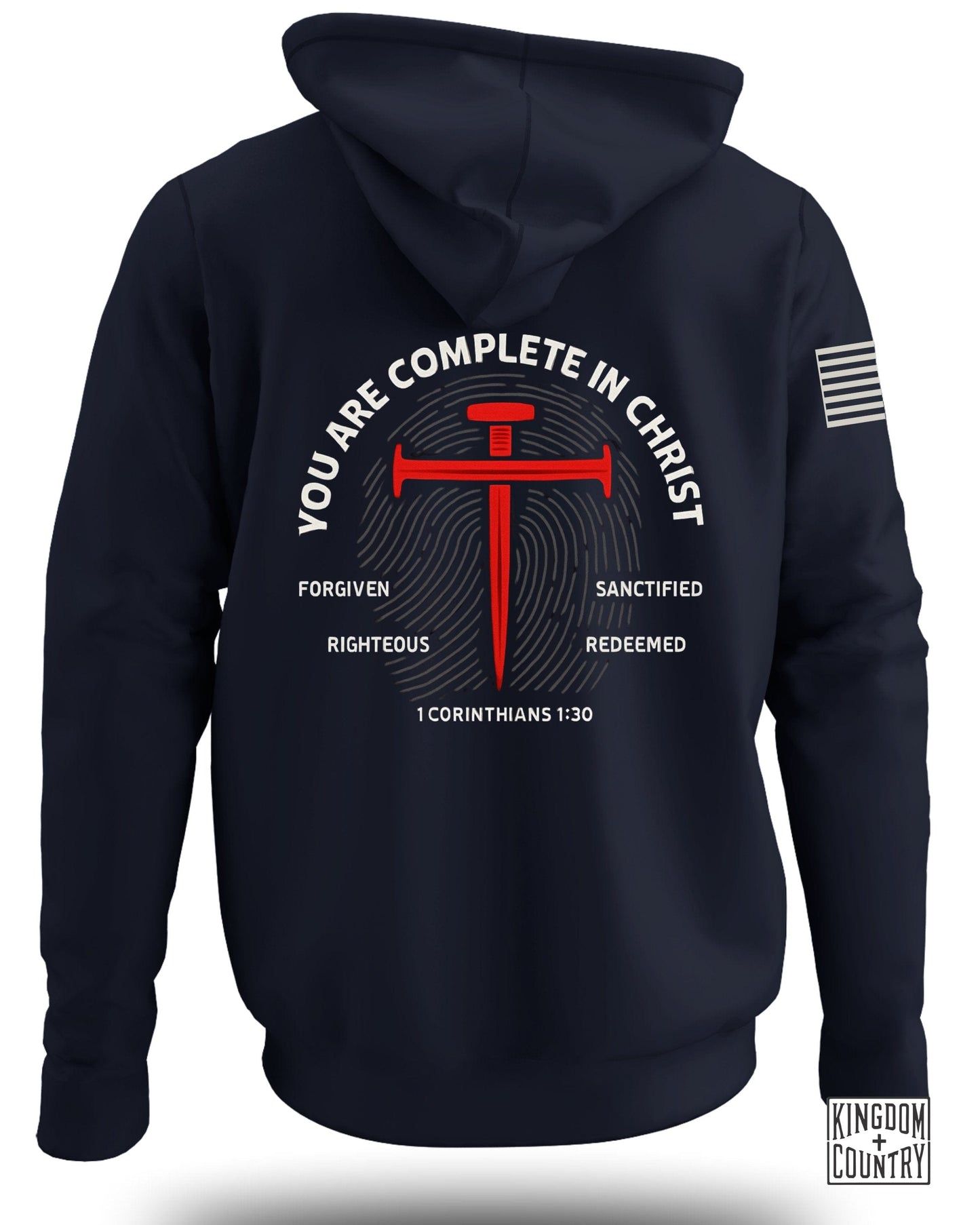 You Are Complete In Christ 1 Corinthians 1:30 hoodie product