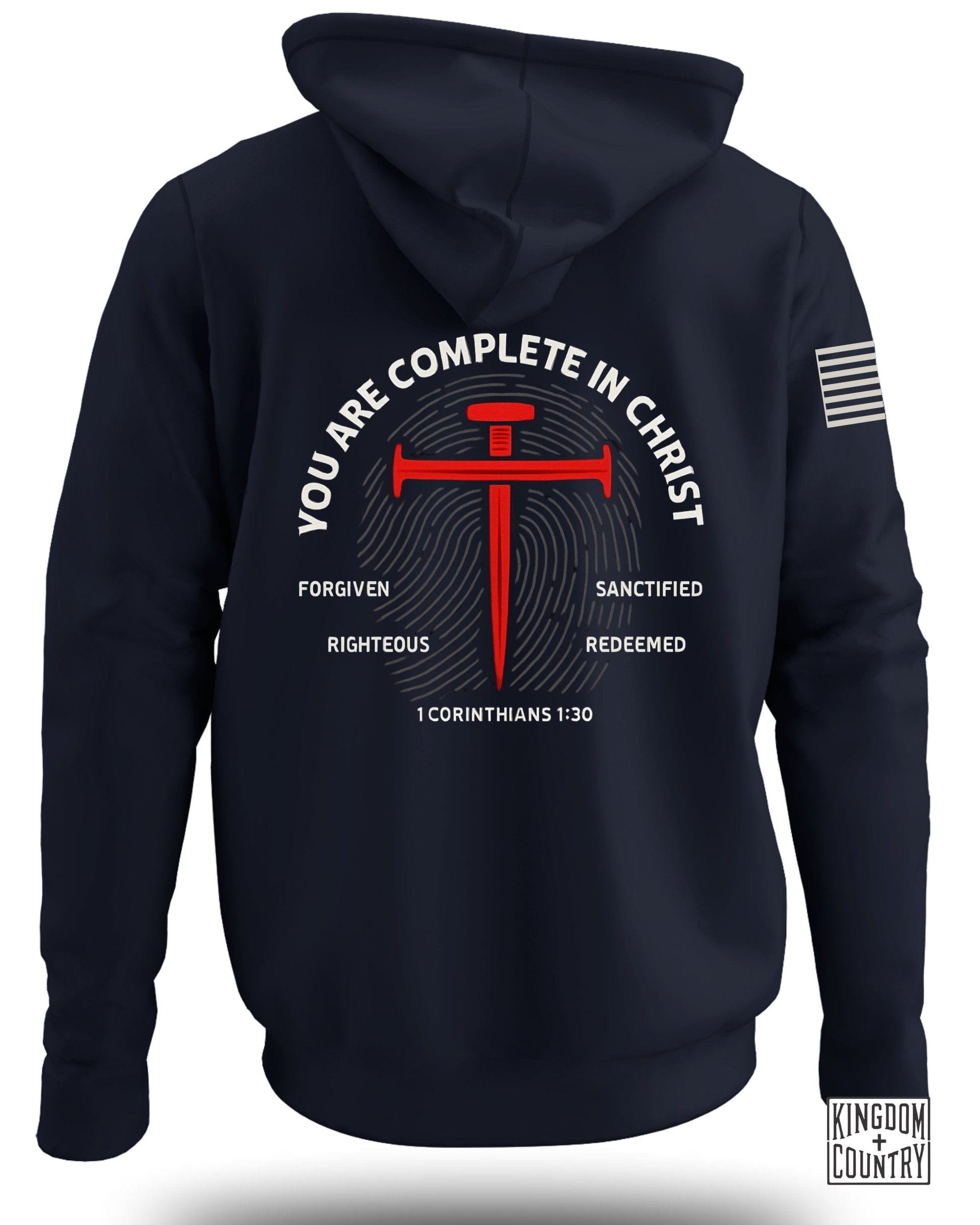You Are Complete In Christ 1 Corinthians 1:30 hoodie product