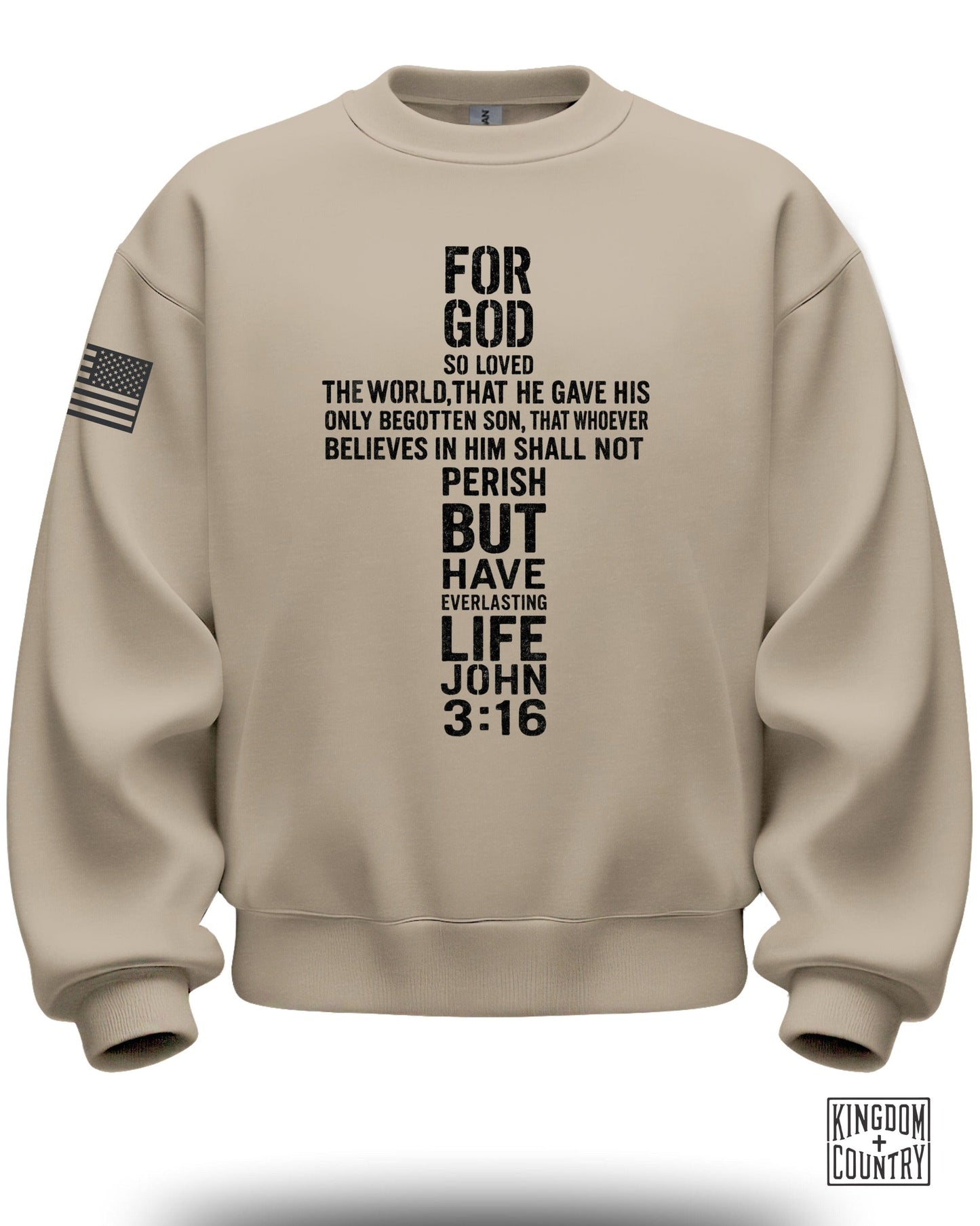 Inspirational For God So Loved The World John 3:16 Sweatshirt