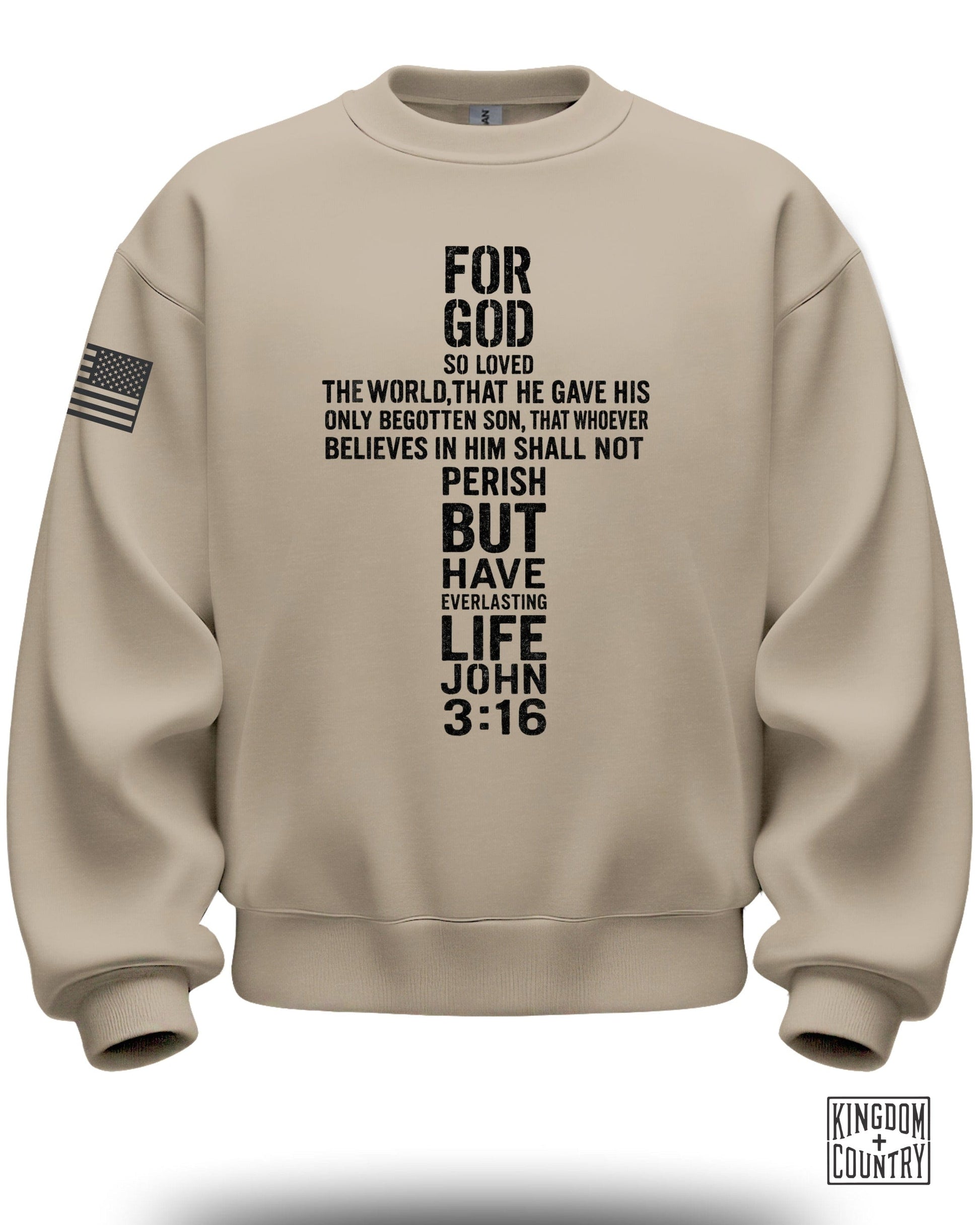 Inspirational For God So Loved The World John 3:16 Sweatshirt