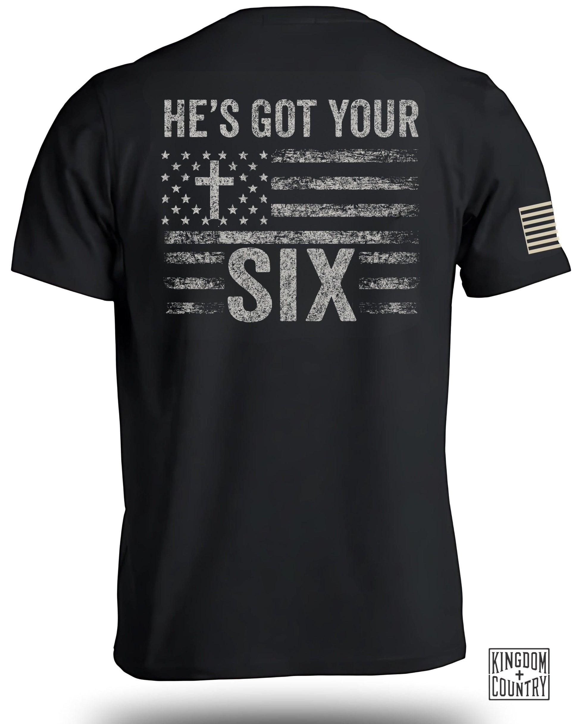 He's Got Your Six Patriotic Graphic T-Shirt product