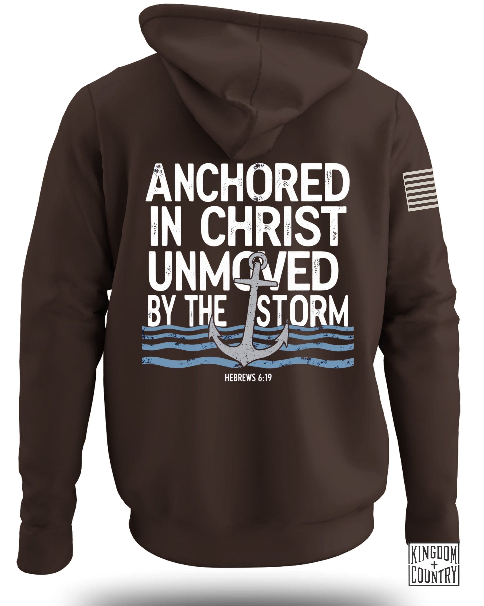 Anchored In Christ Unmoved By The Storm hoodie product
