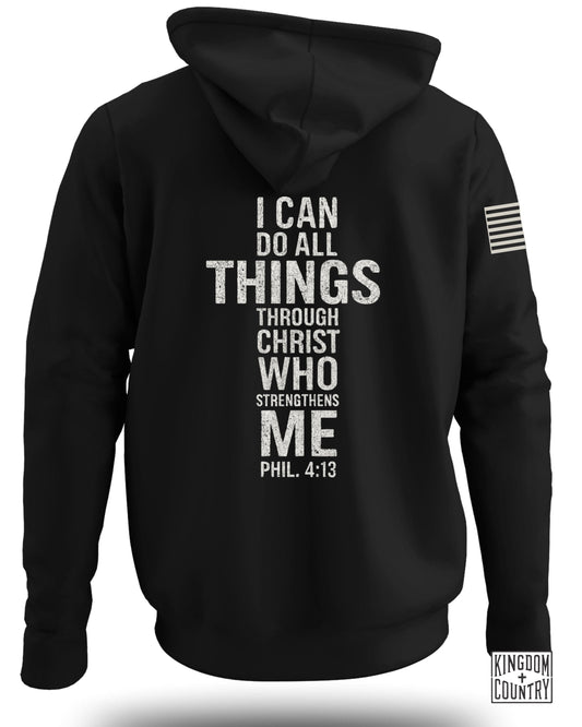 I Can Do All Things Through Christ Hooded Product