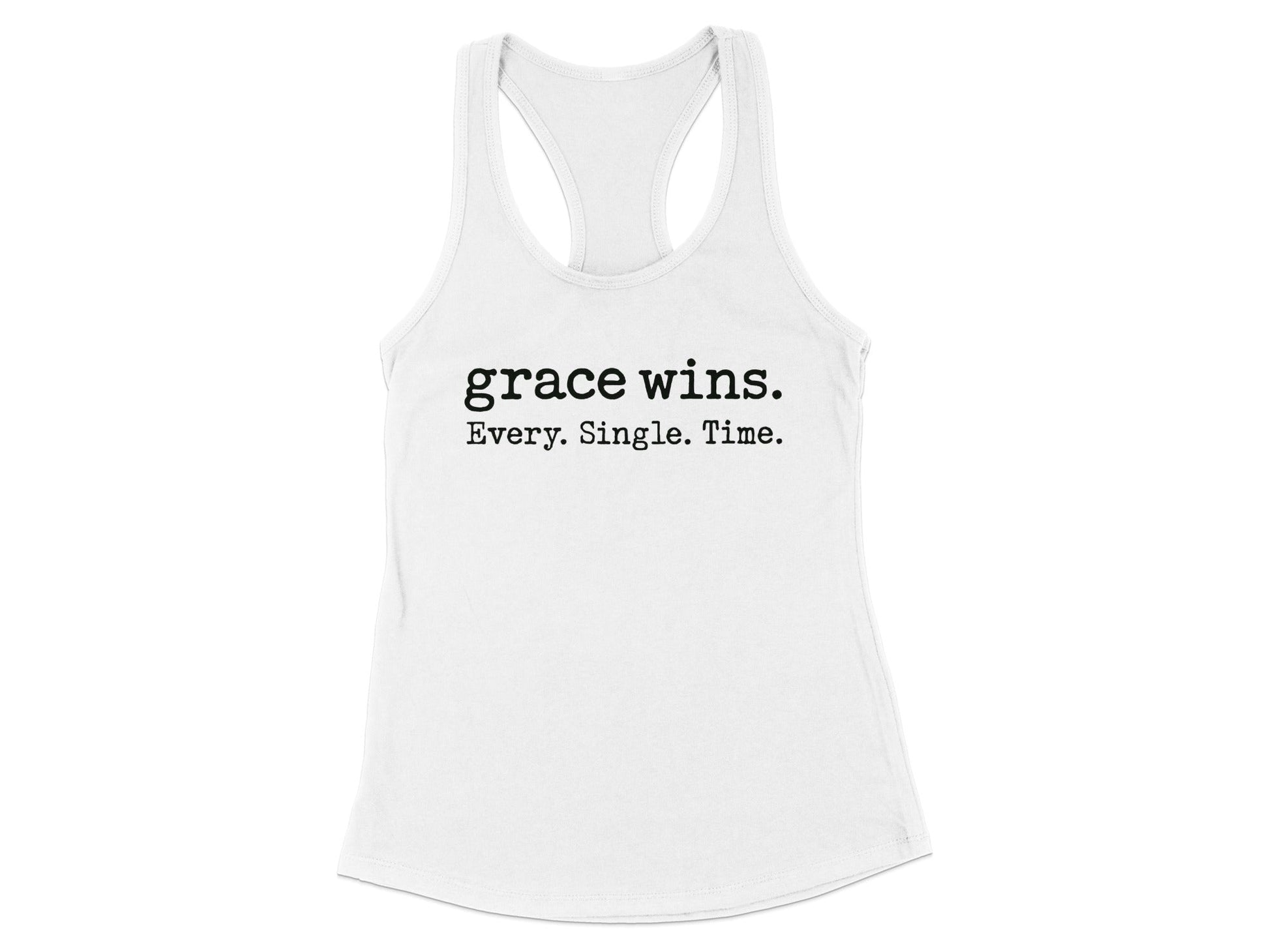 Grace Wins Every Single Time Printed Tank Top product