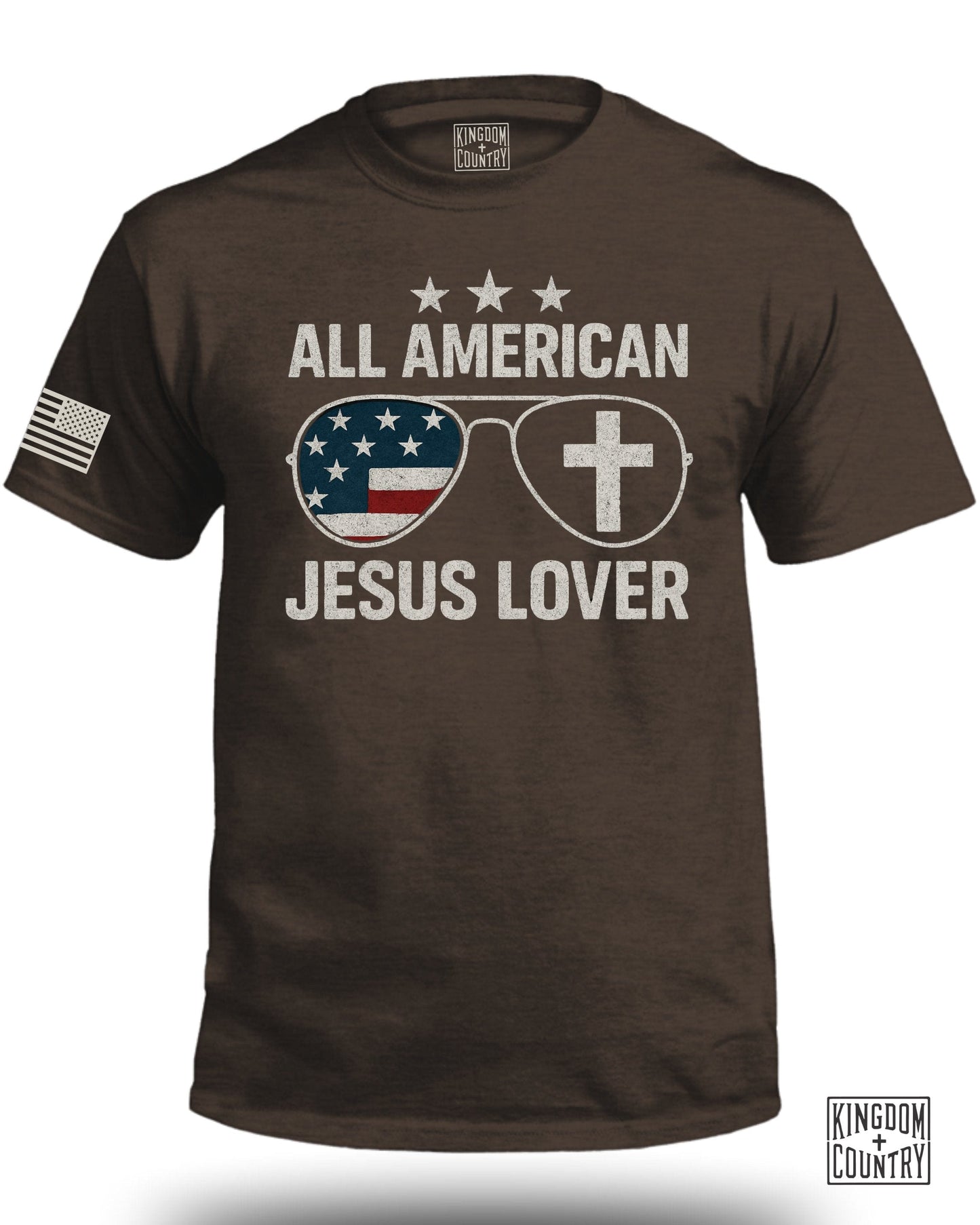 All American Jesus Lover Graphic T-shirt product type