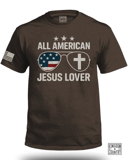 All American Jesus Lover Graphic T-shirt product type