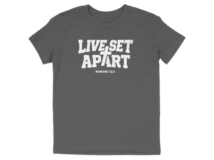 Live Set Apart Bold Typography Graphic T-Shirt