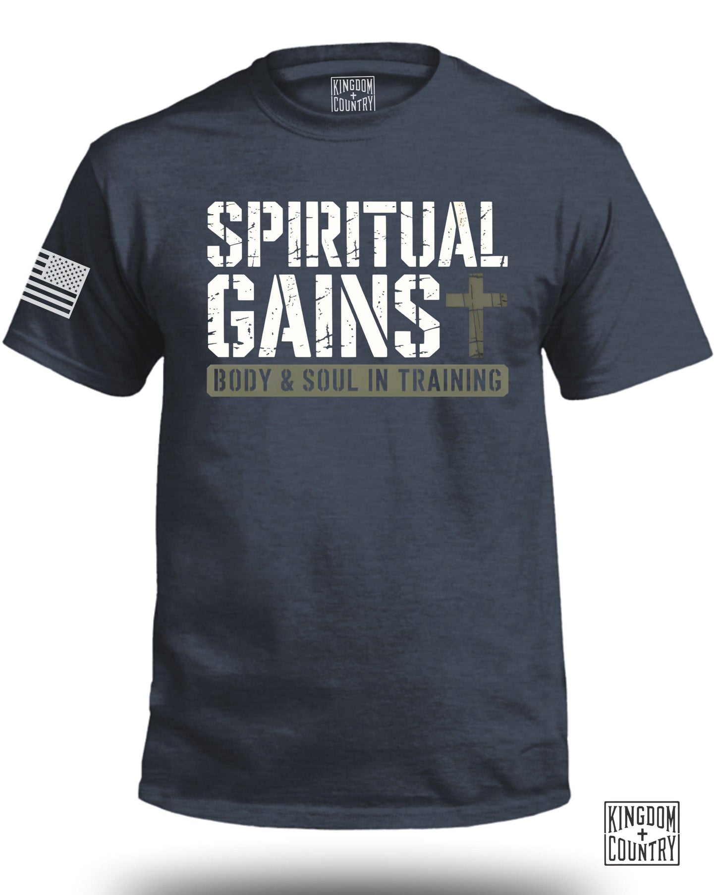 Spiritual Gains Body and Soul in Training T-shirt product type