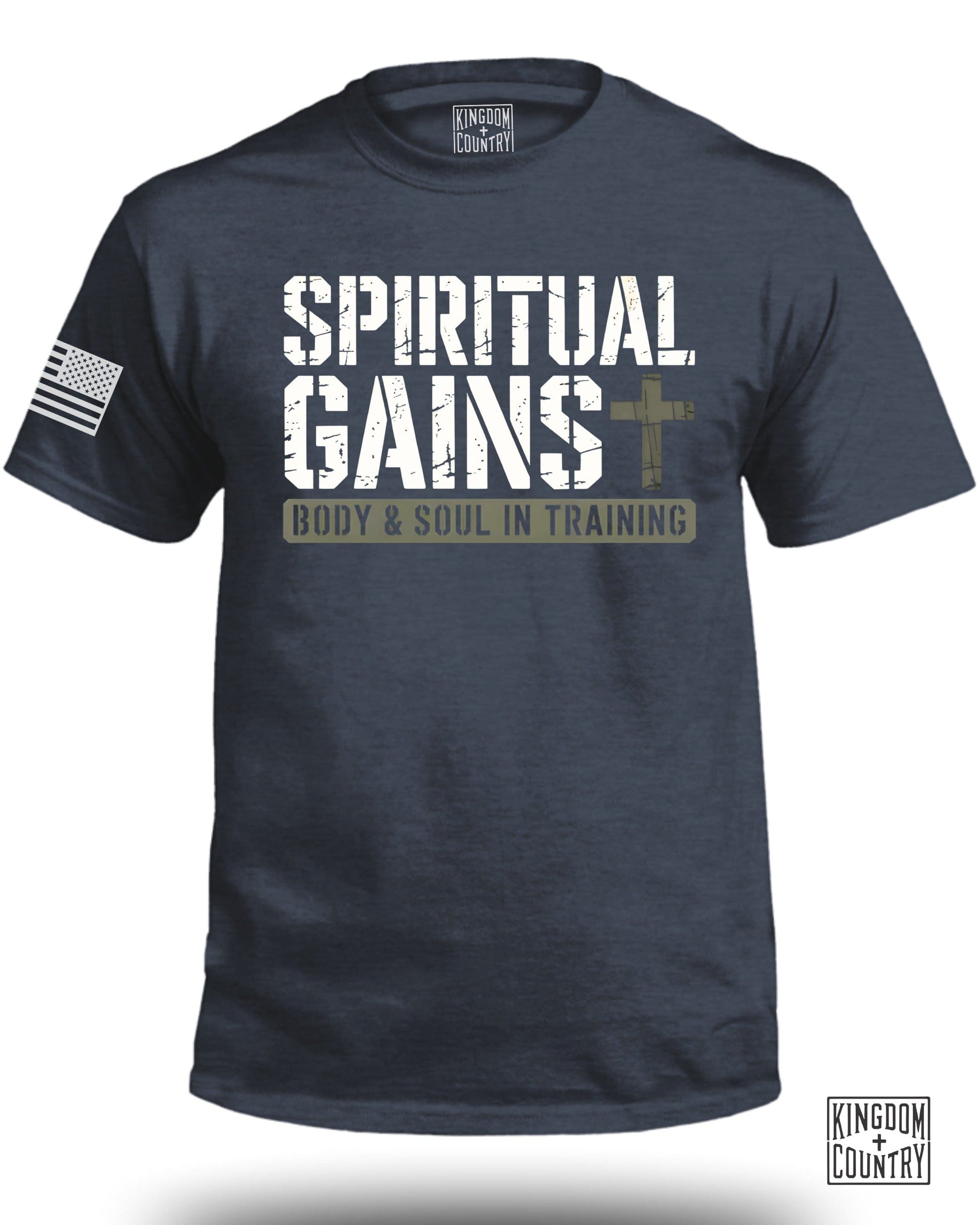 Spiritual Gains Body and Soul in Training T-shirt product type