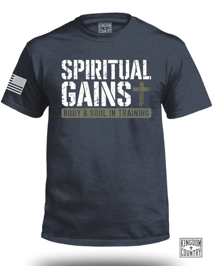 Spiritual Gains Body and Soul in Training T-shirt product type