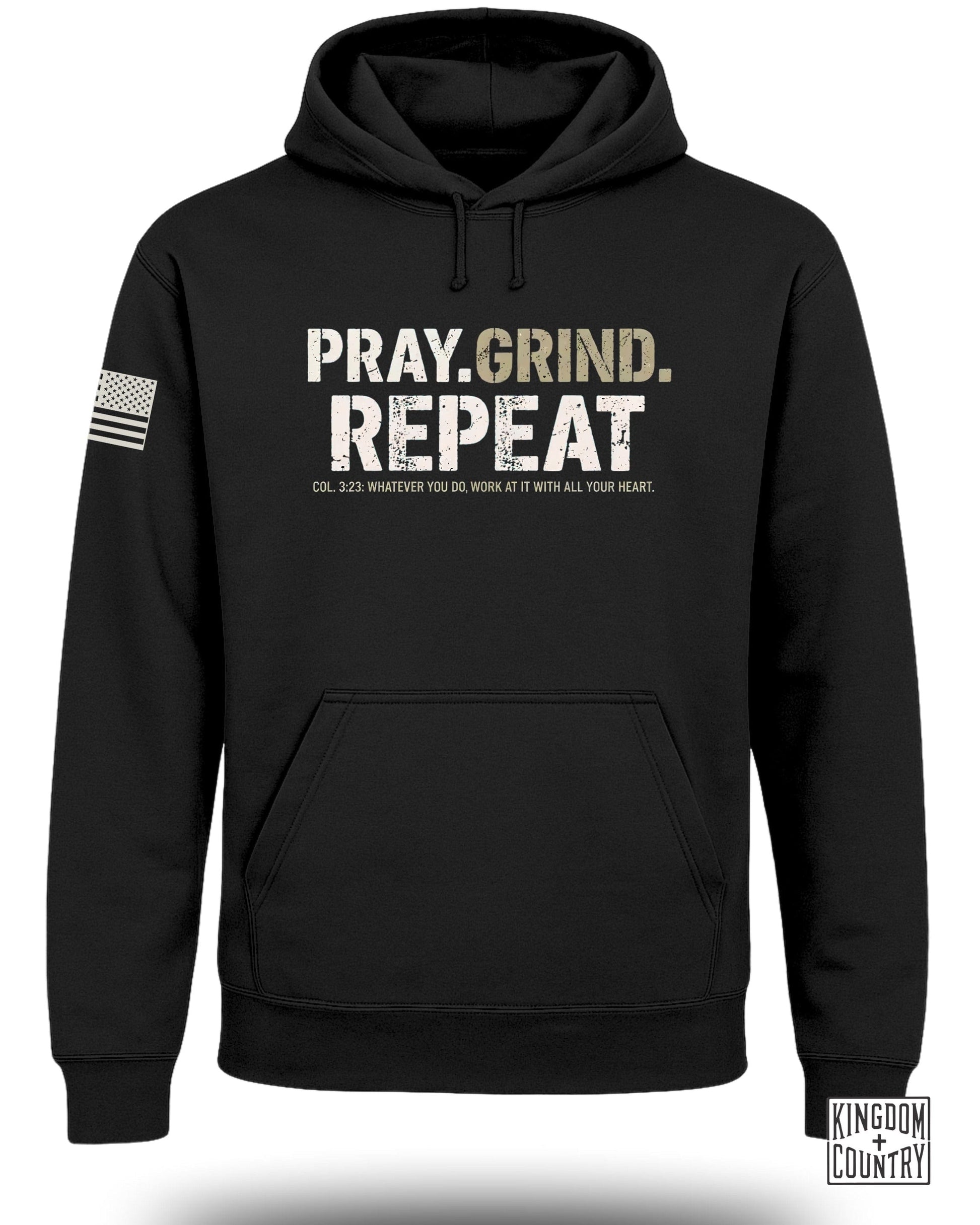 Pray Grind Repeat Graphic Hoodie Sweatshirt product type