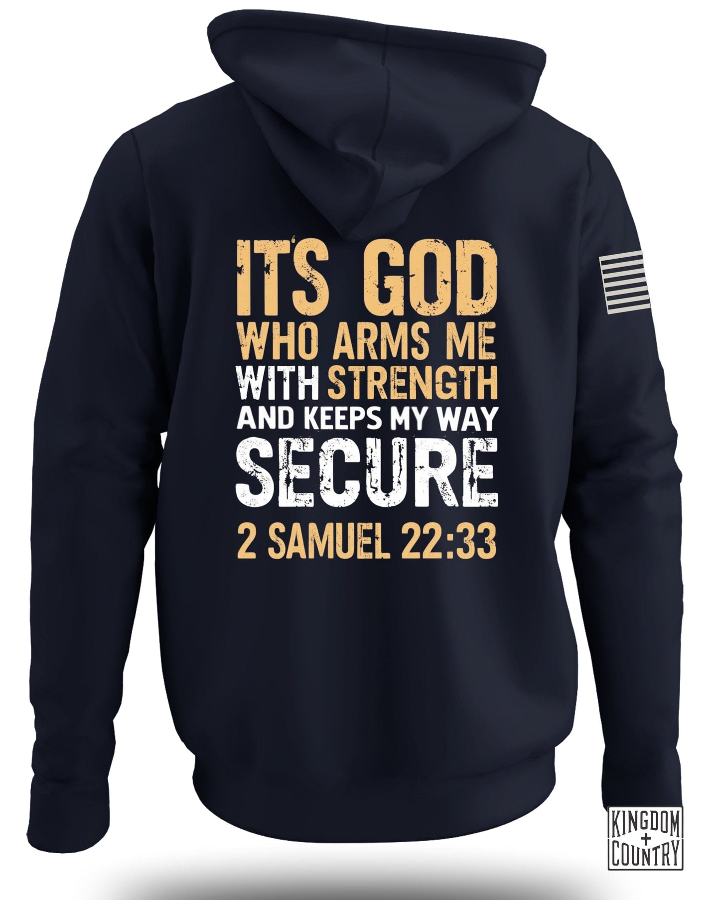Inspirational Hoodie with Motivational Biblical Quote product type