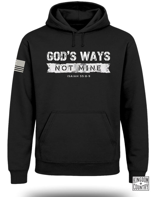 God's Ways Not Mine Isaiah 55:8-9 Hoodie Product